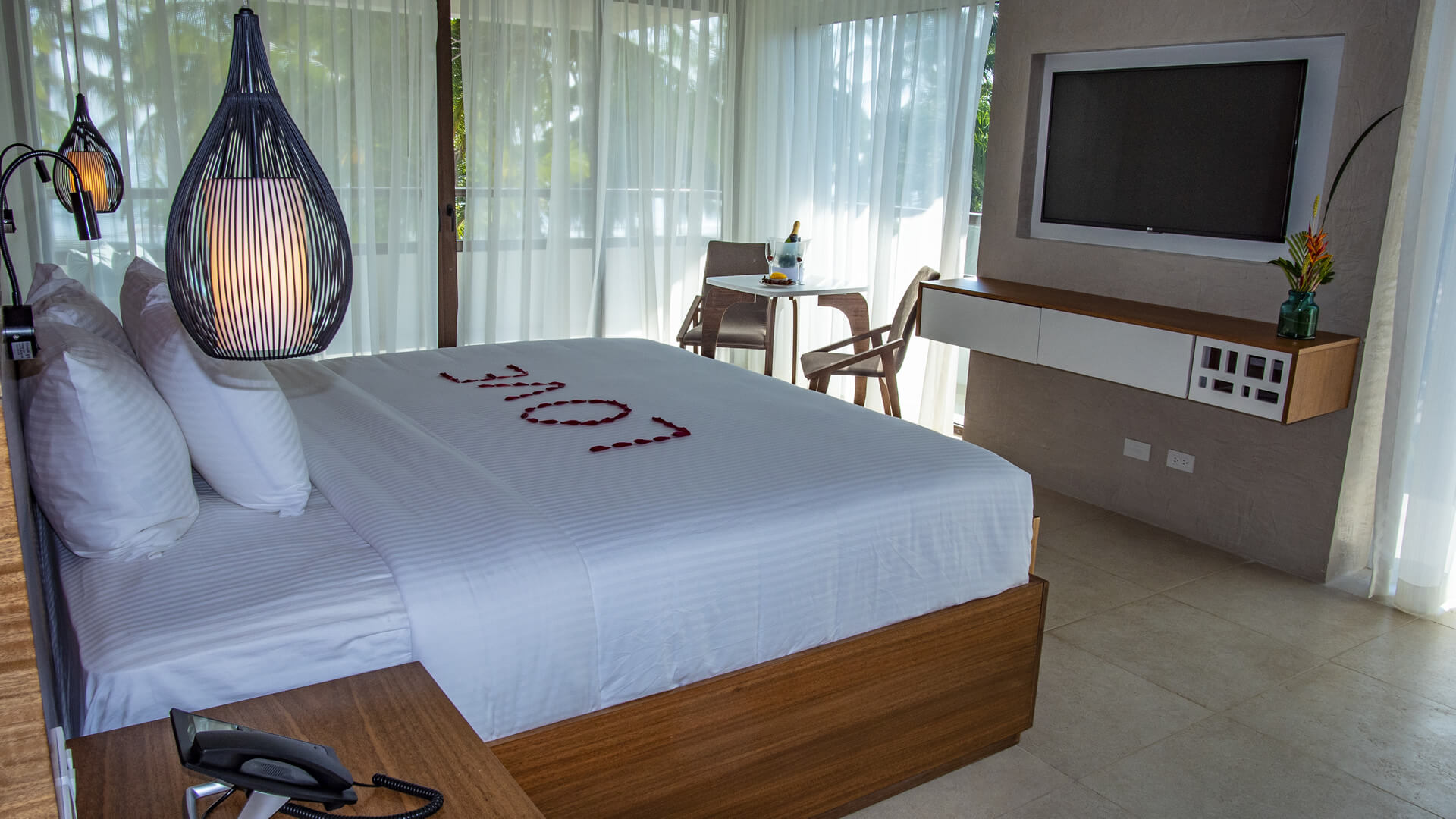 Azura Resorts Honey Moon Suite -  Bed Decoration
